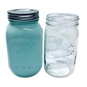 Set of 2 Mason Jars - 32oz